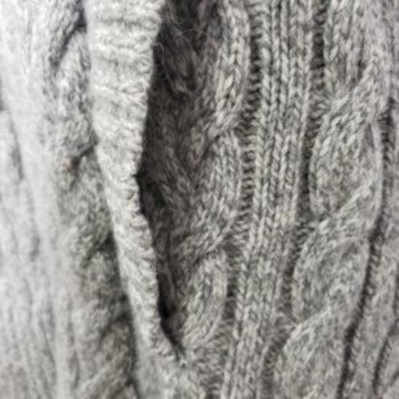 JUICY COUTURE grey knit pullover sweater small - Picture 4 of 9